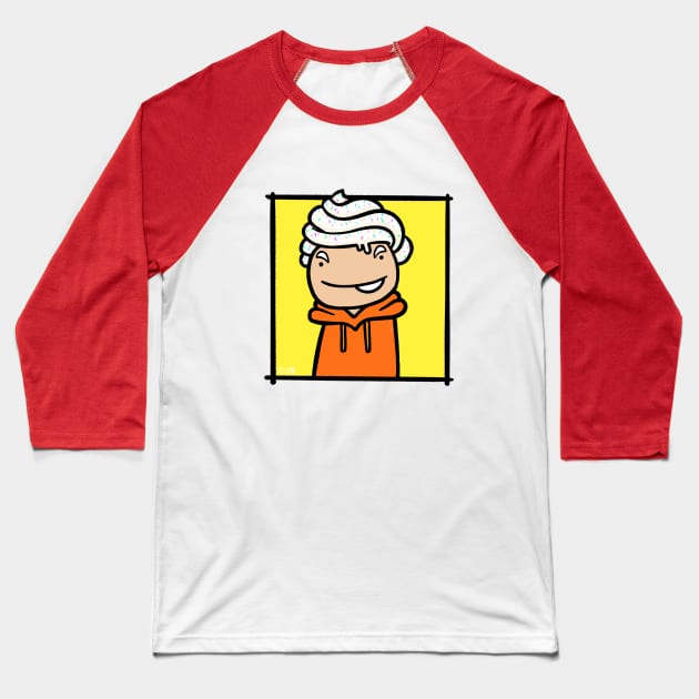 Creamy Doodle Baseball T-Shirt by Sketchy